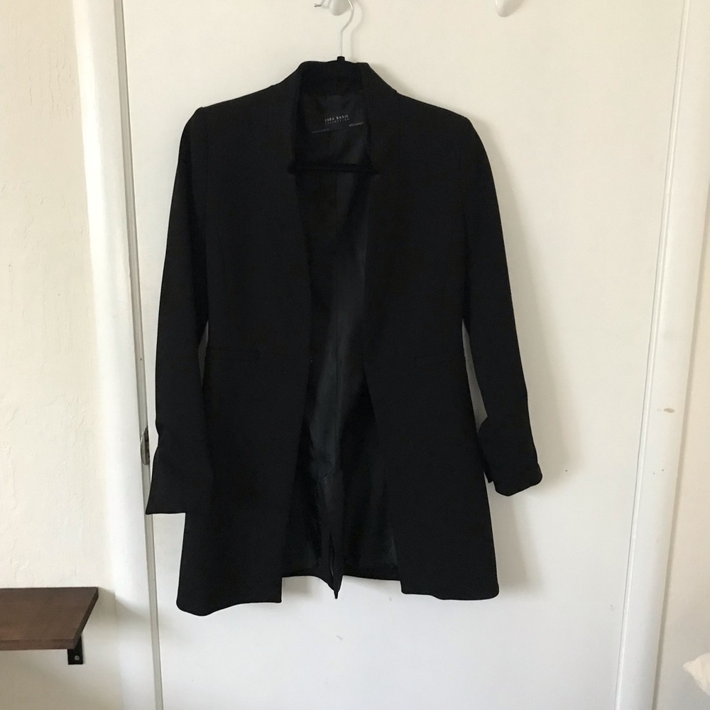 Zara black coat